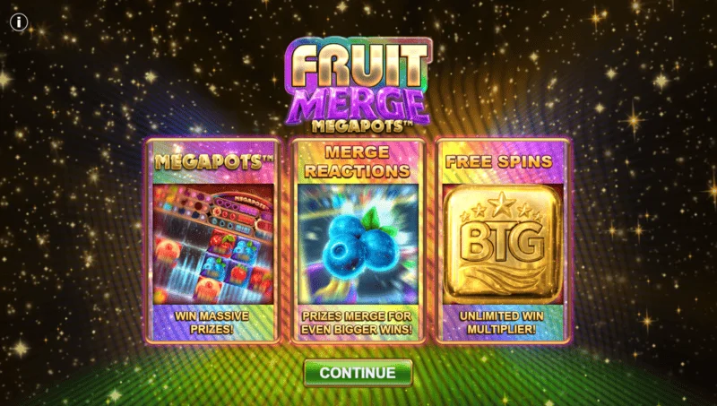 Fruit Merge Megapots - bónuszjáték Megapot Coin-nal